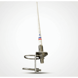 Antena VHF Marina / 4 dBi / 156-163 MHz / Altura 1.1 m (3.61 ft) / Conector SO239 / Color Blanco