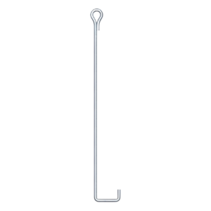 Ancla de Suelo / Ø 3/4" x 160 cm (5.25 ft) / Ojo de Llave / Galvanizado en Caliente / ASTM-36 / GMAW 5 mm