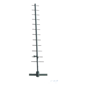 Antena Base UHF / Direccional Yagi 12 Elementos / 440-470 MHz / 12 dBi / 300W / 161 km/h