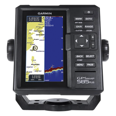 Plotter de Navegación GPS / Pantalla 6" WVGA / Sonar CHIRP 600W / ClearVü Scanning Sonar / GPS-GLONASS-BeiDou / Quickdraw Contours / IPX7