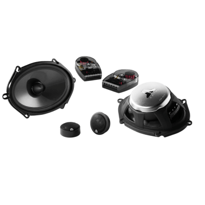 Bocina Coaxial para Automóvil / 2 Vías 5x7" / 75 W RMS / 4 Ω / Tweeter de Cúpula de Seda 25 mm / Respuesta 48 Hz - 25 kHz
