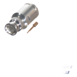 Conector BNC Macho / Rosca Precisa / Cables RG-8/U, RG-213/U, RG-214 / AWG-11/13 / Cuerpo Bronce Niquelado / Contacto Oro