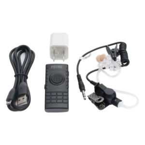 Kit Micrófono Solapa Inalámbrico Bluetooth / PTT Integrado / Tubo Acústico / Conexión Dual / Clip 360°