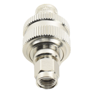 Conector SMA Macho Inverso / Anillo Plegable / Cables RG-8/U, LMR-400, Belden 9913 / Cuerpo Bronce Níquel / Contacto Oro / Aislante Teflón