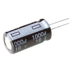 Capacitor Electrolítico de Aluminio / 1000 µF / 16 Vcc / Radial / 105 °C / 10 x 15 mm