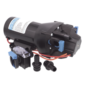 Bomba Diafragma Marina / 12 V / 4 GPM / 40 PSI / Autocapado 2.4 m (7.9 ft) / IPX6