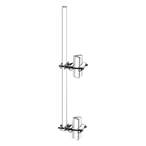 Mástil de Montaje Lateral / 1.9" (48.26 mm) / 6' (1.82 m) / Acero Galvanizado / Torres Super Titan Secciones 1-21