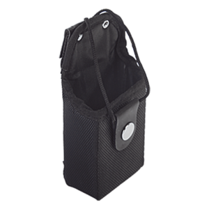 Funda de Nylon Reforzada para Radio / Broche Frontal / Forro de Vinilo Resistente a Baterías / Zona Abierta PTT y Audio / 58 x 85 x 37 mm