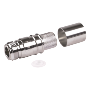 Conector Coaxial N Hembra / Plegable / Pin Cautivo Sin Soldadura / 50 Ohm / Para Cable LMR600-LP600