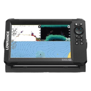 Ecosonda / Pantalla IPS 9 pulgadas / Transductor 50/200 kHz y 455/800 kHz / CHIRP y DownScan / C-MAP Discover