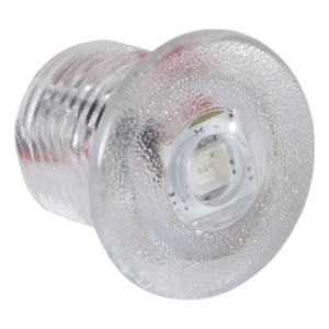 Luz LED Marina de Cortesía / Rojo 45 Lúmenes / IP67 / 10-16 VDC / Policarbonato Transparente / Interior-Exterior