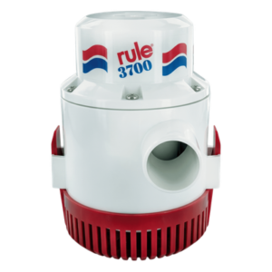 Bomba de Achique Sumergible / 3,700 GPH / 24V CD / Ejes de Acero Inoxidable / Protección Térmica / Grado Marino