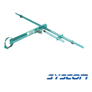 Antena Base UHF / 1 Dipolo / 470-512 MHz / 100W / Resistencia Viento 161 km/h (100 mph)