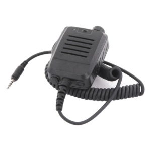 Micrófono-Bocina de Solapa / Conector Jack 3.5 mm / Diseño Compacto / Radiocomunicación Discreta / Ambientes Ruidosos