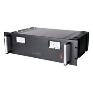 Fuente de poder lineal regulada / 13.8VCC / 37A continua / 50A máxima / Cargador 4A / Rack 19" / 1.58 x 0.44 x 1.04 ft