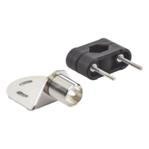 Soporte para Antenas Marinas / Adaptadores de Nylon / Rieles Cuadrados o Redondos / 22 mm, 25 mm y 32 mm / Acero Inoxidable