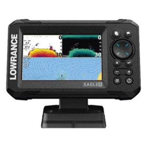 Ecosonda / Pantalla IPS 5 pulgadas / Transductor 50/200 kHz / CHIRP / DownScan 800 kHz / C-MAP Discover