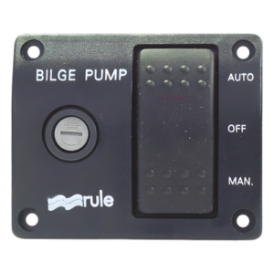 Switch de Panel / Control Manual 3 Posiciones / Portafusibles Integrado / Indicador LED Rojo / 73 mm x 60 mm / 0,07 kg
