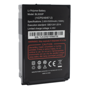 Batería Li-Ion de Repuesto / 5,000 mAh / 3.8 VCD / Carga Rápida 4.35 VCD / Radios RG725/750