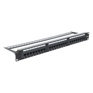 Panel de Parcheo Punchdown / 24 Puertos / Cat6A / 19 Pulgadas (48.26 cm) / 1U / UTP / T568A-T568B