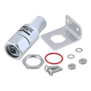 Protector RF Coaxial de Tubo de Gas / DC a 6 GHz / Conectores N Hembra-Macho / Pasa DC 150 V / 90 W / Montaje Mampara