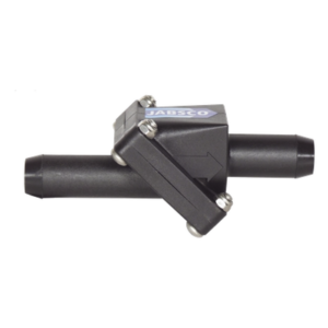 Válvula Anti-Retorno en Línea / Conexión 19 mm (3/4') / Cuerpo 108x55x50 mm / Cebado de Bomba / Puerto Ajustable
