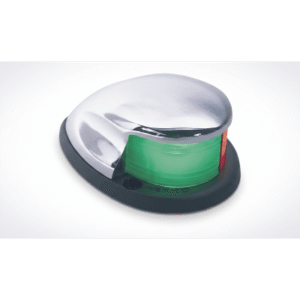 Luz Bi-Color de Navegación / Montaje Horizontal / USCG 2 nm / Carcasa Cromada / Embarcaciones < 20 m (65.6 ft)