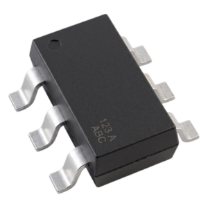 Conmutador RF SPDT / 10 kHz a 3 GHz / Pérdida de Inserción 0.8 dB / Aislamiento 35 dB / Encapsulado SOT-23 6 Terminales / Tecnología CMOS