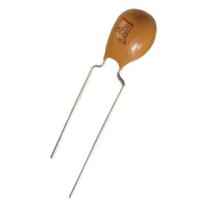 Capacitor de Tántalo / 2.2 µF / 25 V / ESR 6 Ω / Tolerancia 10% / Radial 2.5 mm / -55°C a +125°C