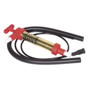 Bomba Manual de Extracción / Latón Resistente a la Corrosión / Flujo 5 L/min / Manguera 13 mm / Compacta 260 mm