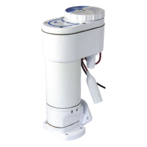 Bomba para Sanitario / Conversión Manual a Eléctrico 12 Vcd / Macerador Acero Inoxidable / Autocebante 0.6 m (2 pies)