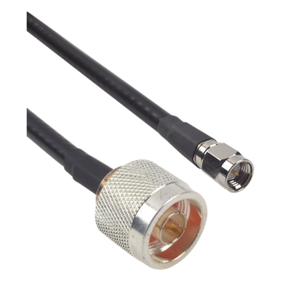 Cable coaxial Ultra Flex / 60 cm (1.97 pies) / LMR-240UF / N Macho a SMA Macho / 50 ohm / RG-8/X