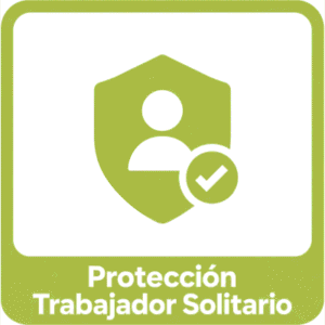 Servicio de Protección para Trabajador Solitario / Detección de Caídas e Inactividad / Chequeo Periódico / Llamada de Emergencia SOS / Licencia 12 Meses