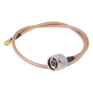Cable coaxial / RG-142/U / N Macho a SMA Macho Inverso / 100 cm (3.28 ft) / Hasta 8 GHz