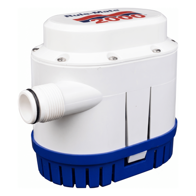 Bomba de Achique / 7,570 l/h (2,000 GPH) / Sensor Electrónico Integrado / Auto Encendido/Apagado / Conexión 1" NPT / Protección de Batería