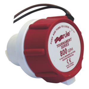 Bomba de reemplazo / 800 GPH (3028 LPH) / 12V DC / 5A fusible / 0.34 kg
