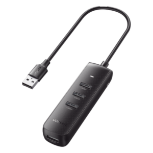 HUB USB-A 3.0 / 4 Puertos USB-A 3.0 5Gbps / Cable 25 cm (0.82 pies) / Alimentación USB-C / Indicador LED / Diseño Ultra Delgado