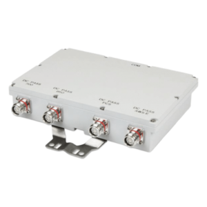 Cuadruplexor / 700-850-PCS-AWS / 250W / -161dBc PIM / 4.3-10 IP67 / 2.3ft
