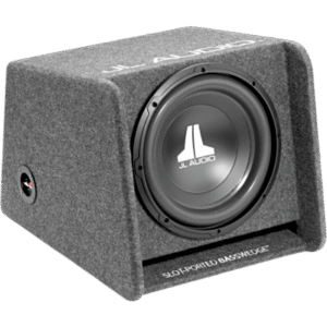 JL Audio® BassWedge™ / Subwoofer W0v3 individual de 12″ / Car Audio / 300 W RMS / 4 Ohmios / Carcasa BassWedge™ / Polipropileno Inyectado / Negro