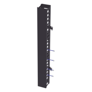 Organizador Vertical de Cables / 24U / Para Rack Abierto / Compatible con EIQR3224 y EIRL5524DR / Incluye Brackets de Montaje