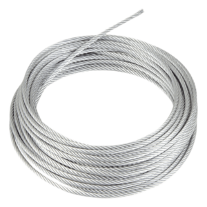 Cable de Retenida / 3/16" / 5 m (16.4 ft) / Alta Resistencia / Galvanizado Clase A