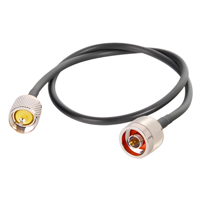 Jumper Coaxial / 60 cm (1.97 ft) / RG-58U / N Macho a UHF Macho / 50 Ω / Blindaje 95%