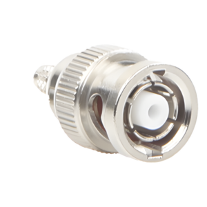 Conector BNC Macho Inverso / Anillo Plegable / Bronce Niquelado / Contacto Oro / Teflón / RG-58/U / RG-142/U