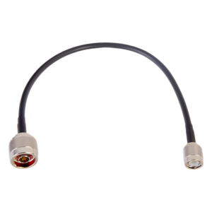 Jumper Coaxial / 30 cm (0.98 ft) / RG-58U / N Macho a TNC Macho / 50 Ω / 9.84 dB@450 MHz