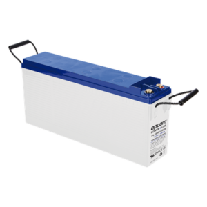 Batería de Ciclo Profundo AGM-VRLA / 12V 100Ah (10h) / Placas Gruesas Alta Densidad / Carcasa Ignífuga UL94-V0 / Terminal M8 / Baja Autodescarga / 1620A Cortocircuito