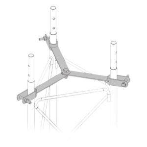 Brida de Sujeción para Retenida / Acero Galvanizado en Caliente / Compatible STZ90G / Norma NMX-H-004