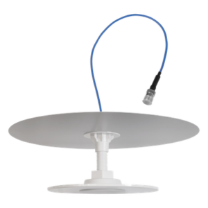 Antena Omnidireccional de Bajo Perfil Ultra Delgada con Reflector para Máxima Ganancia de 7dBi. Cubre bandas de celular 5G, 4G, 3G y WiFi de 608 a 2700 MHz.
