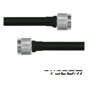 Cable RF400, con conductores N Macho en ambos extremos.