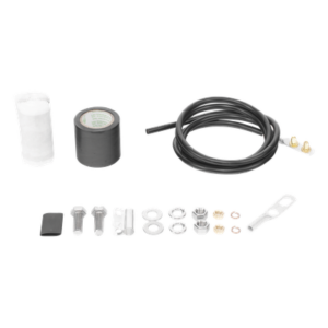 Kit de Aterrizaje para Torre / Cable 3/8" / AWG 6 / Anclaje Completo / Resistente a Intemperie