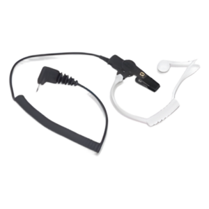 Audífono de Tubo Acústico / Cable Retráctil / Conector Angular 2.5 mm / Solo Escucha / Diseño Ergonómico